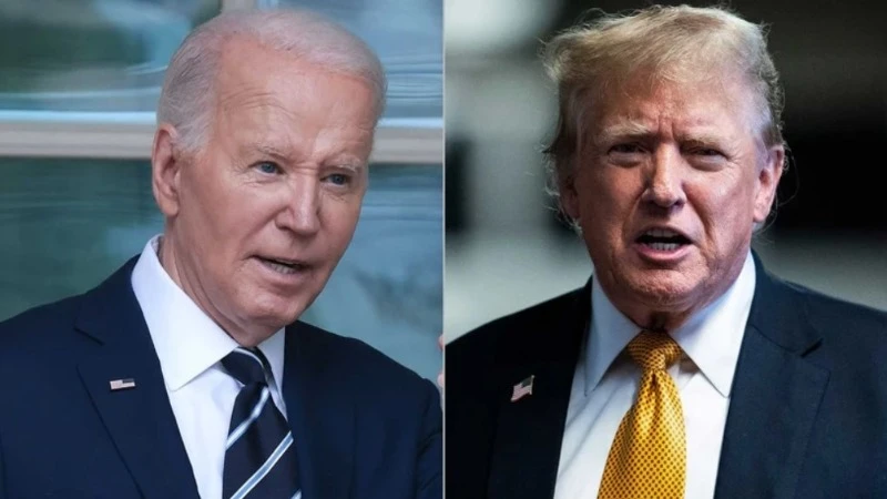 Tổng thống Mỹ Joe Biden (trái) và người tiền nhiệm đồng thời là người kế nhiệm Donald Trump. (Ảnh: Gallup)