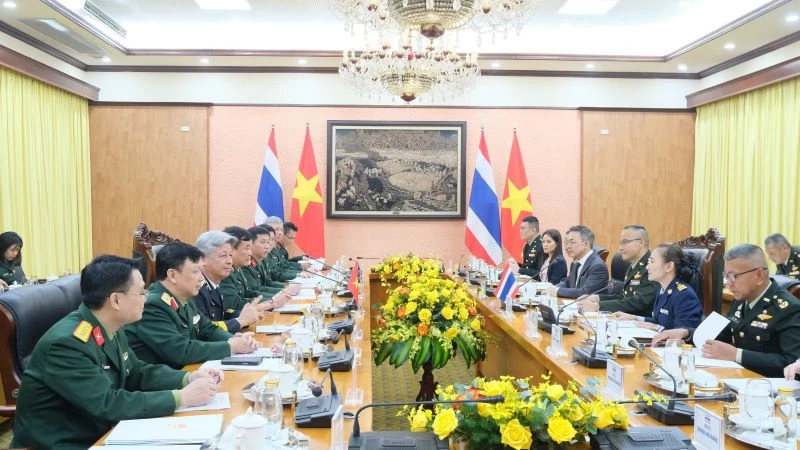 Quang cảnh Đối thoại Chính sách Quốc phòng Việt Nam-Thái Lan lần thứ 5.
