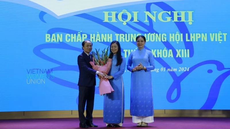 Đồng chí Nguyễn Thị Thu Hiền được bầu làm Phó Chủ tịch Hội Liên hiệp Phụ nữ Việt Nam khóa XIII. 