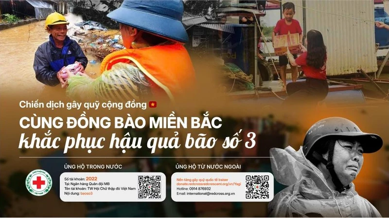 Chiến dịch gây quỹ cộng đồng khắc phục hậu quả bão số 3. 