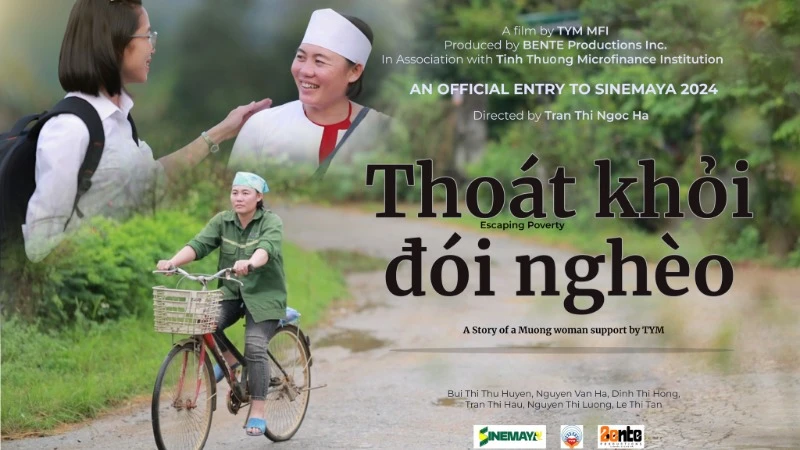 Bộ phim ngắn “Escaping Poverty: A Story of a Muong Woman Supported by TYM” là thông điệp về vai trò của phụ nữ trong việc thay đổi cuộc sống. 