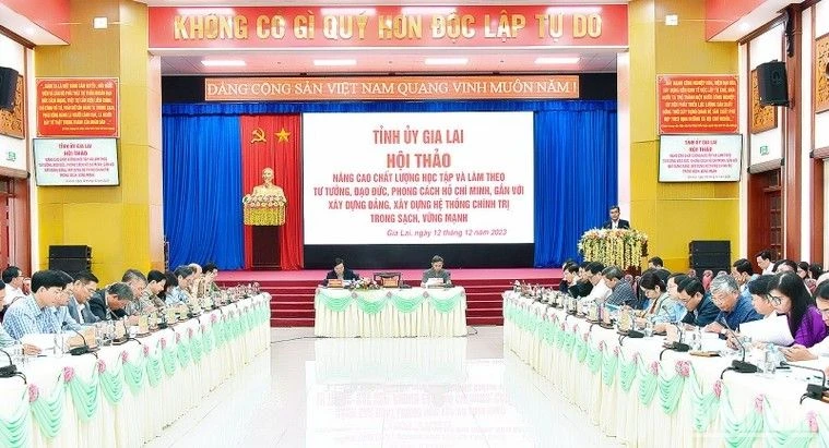 Gia Lai: Hội thảo nâng cao chất lượng học tập và làm theo tư tưởng, đạo đức, phong cách Hồ Chí Minh