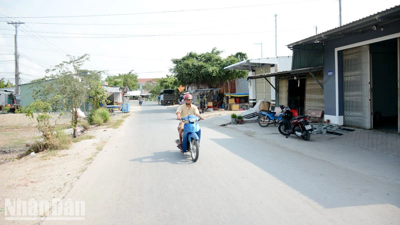 Lộ giao thông trên địa bàn xã Lình Huỳnh, huyện Hòn Đất. (Ảnh minh họa)