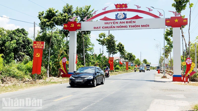 Giao thông trên địa bàn huyện An Biên. 