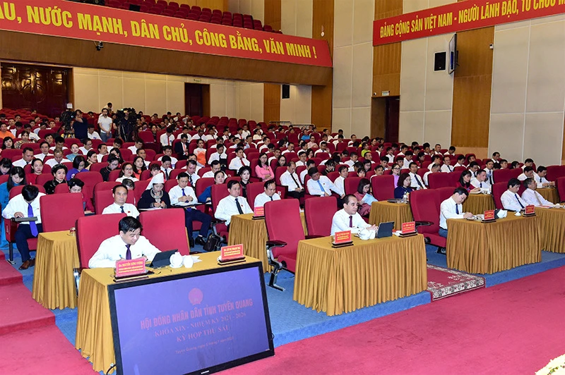 Các đại biểu tham dự kỳ họp.