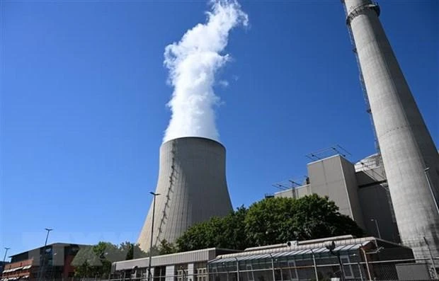 Nhà máy điện hạt nhân Isar tại Essenbach, miền nam nước Đức, ngày 4/8/2022. (Ảnh: AFP/TTXVN)
