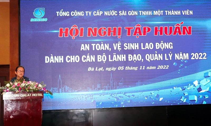 Sawaco tổ chức Lớp tập huấn định kỳ về an toàn, vệ sinh lao động.