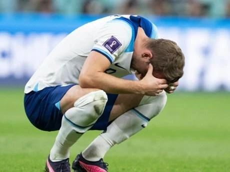 Kane sút hỏng penalty, đá bay giấc mơ World Cup của tuyển Anh. (Ảnh: Getty Images)