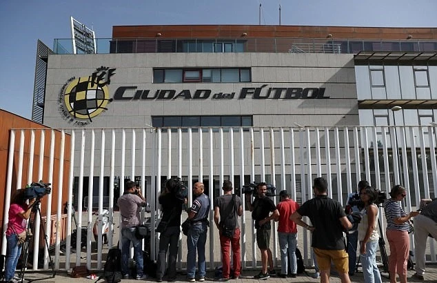 Trụ sở của Liên đoàn bóng đá Tây Ban Nha. (Ảnh tư liệu: Reuters)