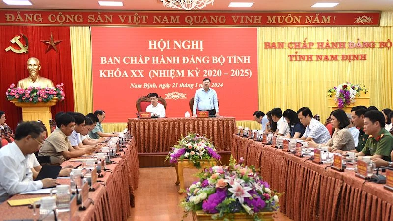 Quang cảnh hội nghị. (Ảnh: XUÂN TRƯỜNG)