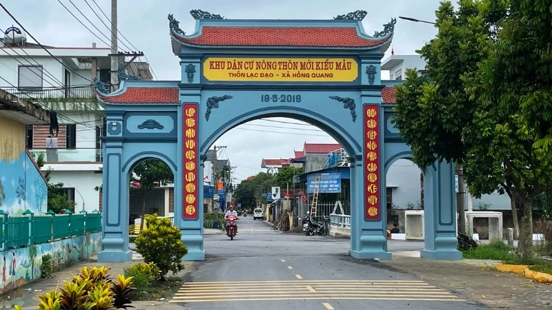 Nông thôn Nam Định ngày càng phát triển toàn diện, đậm nét truyền thống, ngày càng hiện đại, bền vững. (Ảnh: XUÂN TRƯỜNG)