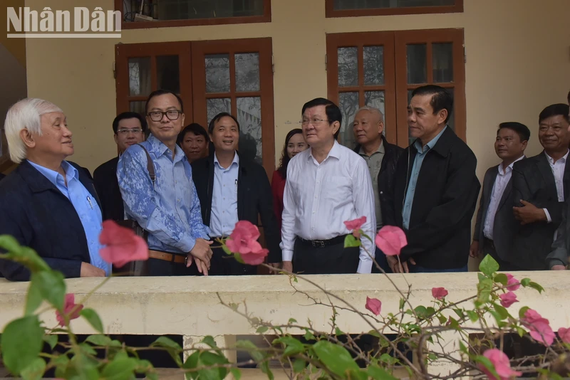 Nguyên Chủ tịch nước Trương Tấn Sang đề nghị tỉnh Hà Tĩnh và các nhà tài trợ phối hợp rà soát các công trình trên địa bàn, kêu gọi các nguồn xã hội hóa để tiếp tục thực hiện giai đoạn 2 của chương trình.