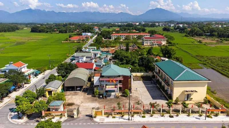 Diện mạo của xã Đầm Hà, huyện Đầm Hà (Quảng Ninh) ngày càng khởi sắc từ khi xây dựng nông thôn mới nâng cao.