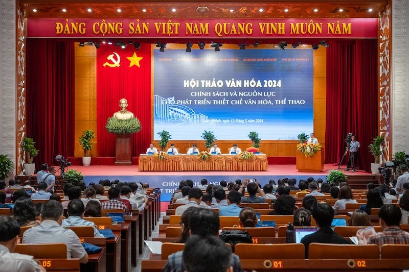 Quang cảnh Hội thảo Văn hóa năm 2024 tại Quảng Ninh.