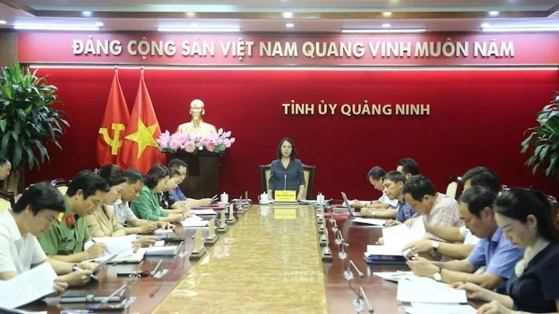 Thường trực Tỉnh ủy Quảng Ninh họp triển khai các biện pháp khắc phục hậu quả của bão số 3.