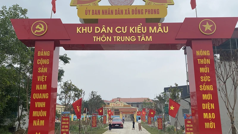 Xã Đồng Phong, huyện Nho Quan (Ninh Bình) đổi thay nhờ sự vận động của mặt trận các cấp.