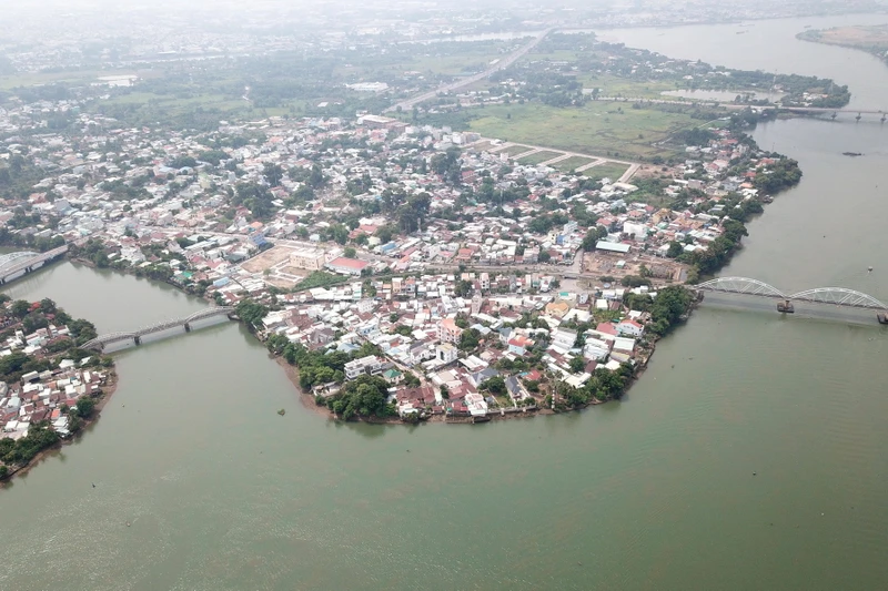 Cù lao Hiệp Hòa nằm ở vị trí đắc địa khi được bao bọc bởi sông Đồng Nai.