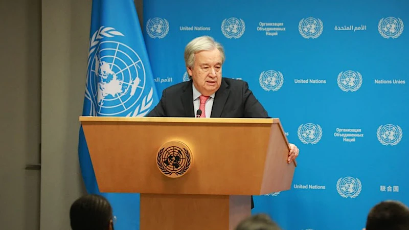 Tổng thư ký Antonio Guterres. (Ảnh: THX/TTXVN)