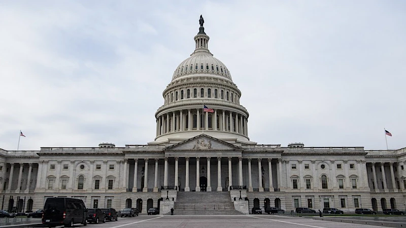 Tòa nhà Quốc hội Mỹ tại Washington, DC. (Ảnh: AFP/TTXVN)