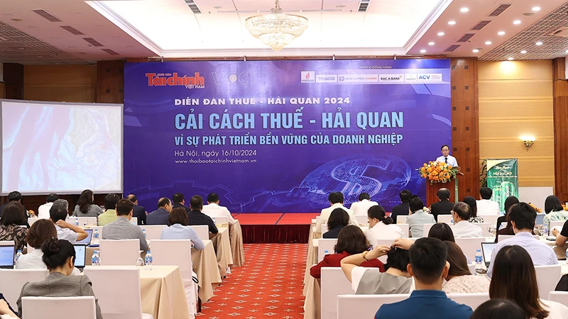 Diễn đàn Thuế-Hải quan năm 2024. (Ảnh: VGP)