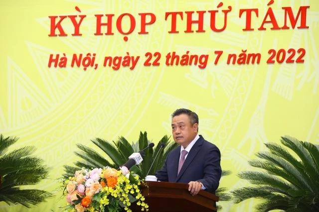 Chủ tịch Ủy ban nhân dân thành phố Hà Nội Trần Sỹ Thanh. (Ảnh: VGP)