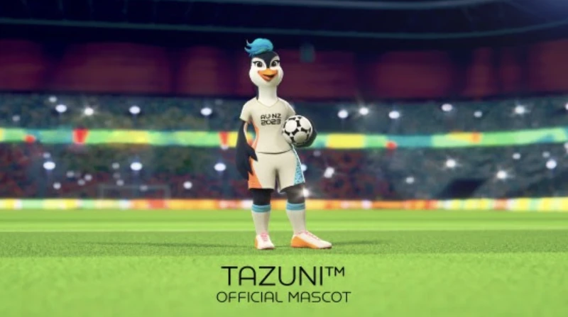 Linh vật chính thức của Vòng chung kết World Cup nữ 2023 là chú chim cánh cụt vui vẻ với tên gọi là Tazuni. (Ảnh: FIFA)