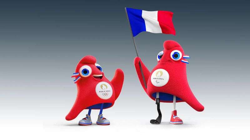 Linh vật Olympic Paris 2024 và Paralympic Paris 2024. (Ảnh: IOC)