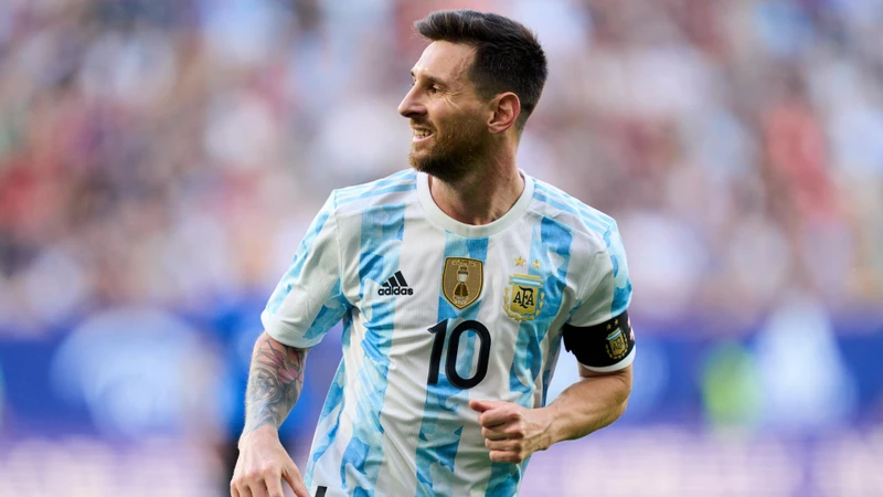 Đội trưởng của đội tuyển Argentina tại World Cup 2022 Lionel Messi. (Nguồn: Getty Images)