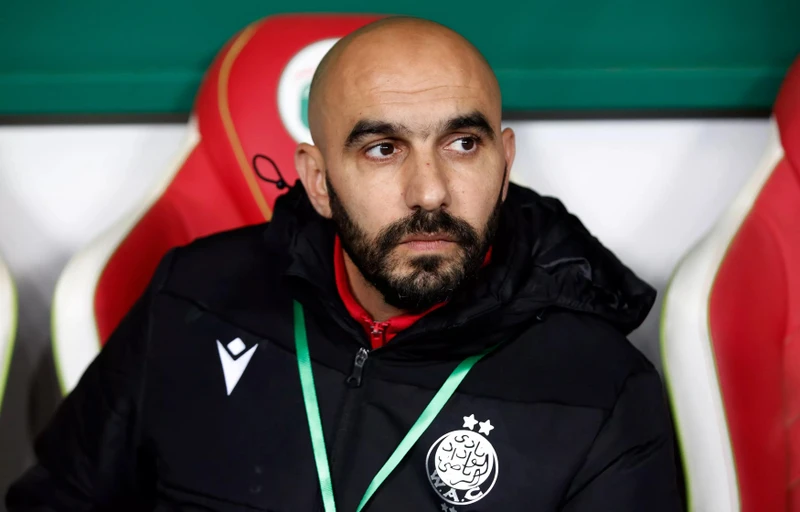 Huấn luyện viên đội tuyển Maroc Walid Regragui. (Ảnh: Reuters)