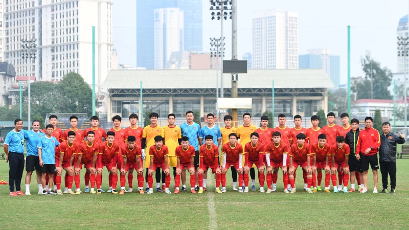 U20 Việt Nam sẵn sàng bước vào thử thách đầu tiên trong năm 2023. (Ảnh: VFF)
