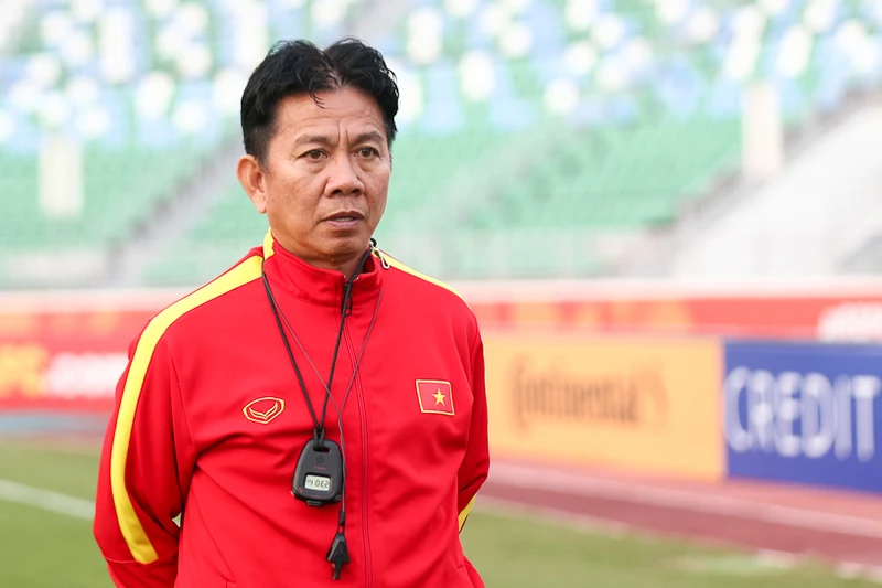 Huấn luyện viên trưởng Hoàng Anh Tuấn của U20 Việt Nam. (Ảnh: VFF)