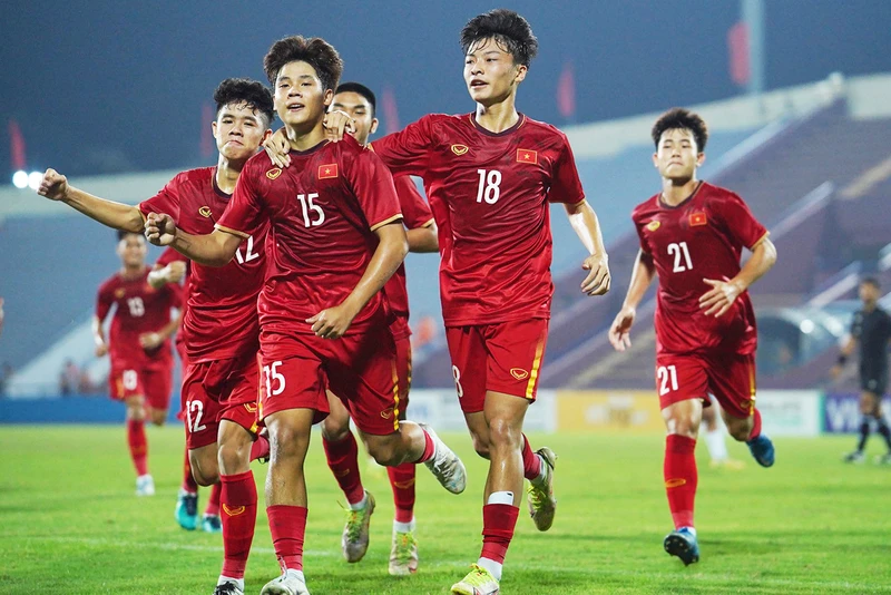 U17 Việt Nam quyết tâm hướng tới giải đấu châu lục. (Ảnh: Ngọc Lê)