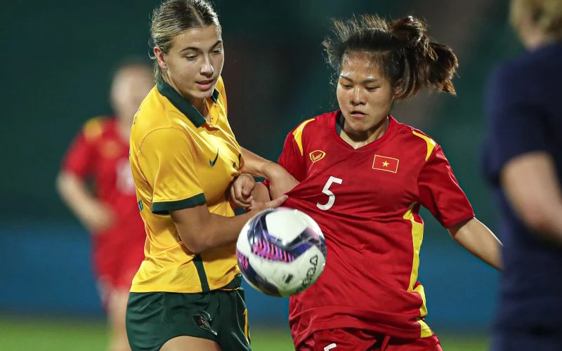 Trận đấu với U20 nữ Australia chỉ còn mang tính thủ tục khi hai đội đã sớm giành quyền vào Vòng chung kết. (Ảnh: VFF)
