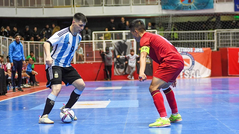 Đội tuyển futsal Argentina hiện đứng hạng 4 thế giới sau Brazil, Bồ Đào Nha và Tây Ban Nha. (Ảnh: VFF)