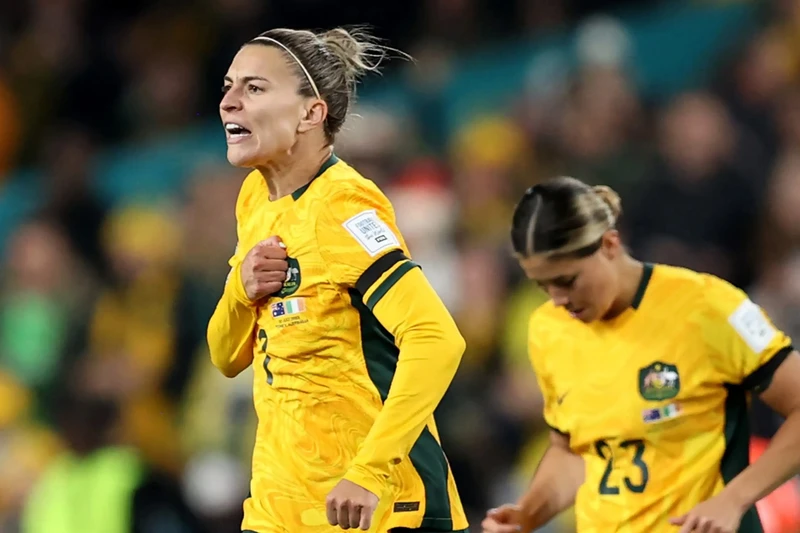 Stephanie Catley mang về bàn thắng duy nhất cho đội tuyển nữ Australia. (Ảnh: Getty)