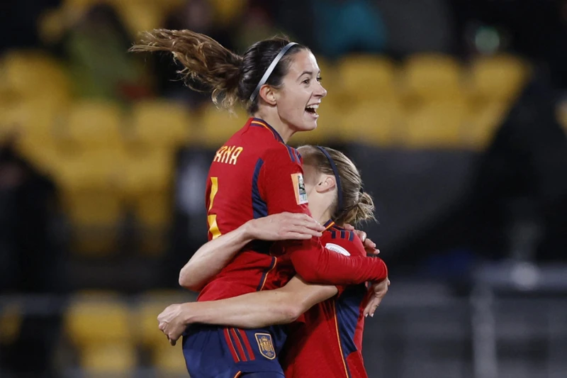 Đội tuyển nữ Tây Ban Nha áp đảo thế trận trong suốt thời gian thi đấu. (Ảnh: Reuters)