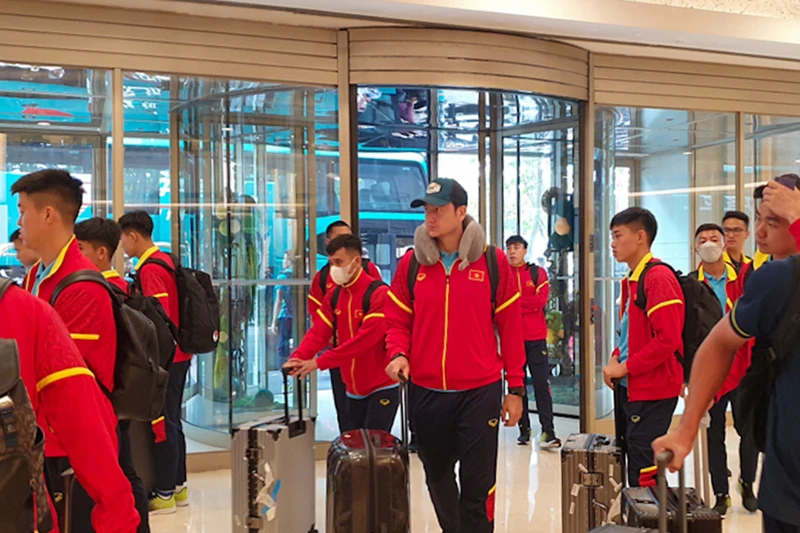 Đội tuyển Việt Nam sẽ gặp đội tuyển Trung Quốc vào 18 giờ 35 phút ngày 10/10. (Ảnh: VFF)