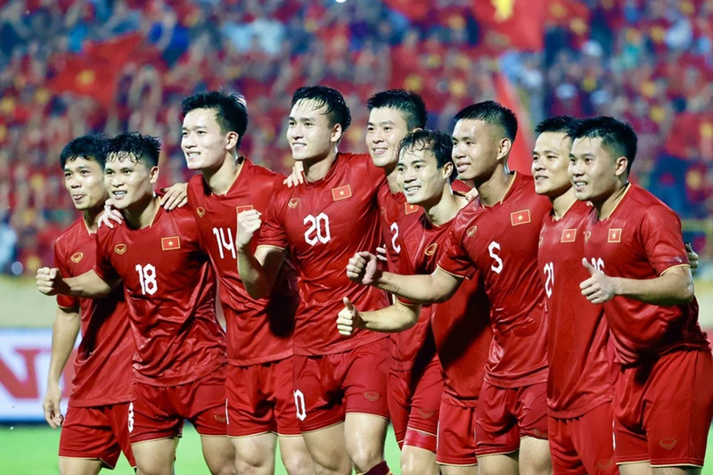 Đội tuyển Việt Nam khép lại năm 2023 với vị trí số 1 Đông Nam Á. (Ảnh: VFF)