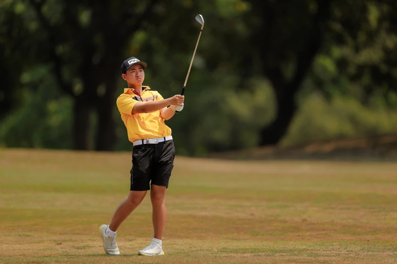 Nguyễn Anh Minh thi đấu ấn tượng tại giải đấu golf quốc tế. (Ảnh: VGA)