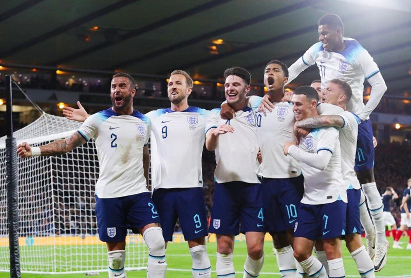 Đội tuyển Anh hướng tới chức vô địch EURO đầu tiên. (Ảnh: ESPN)