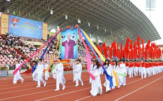 Hội khỏe Phù Đổng để lại nhiều ấn tượng với thế hệ học sinh phổ thông tham dự.