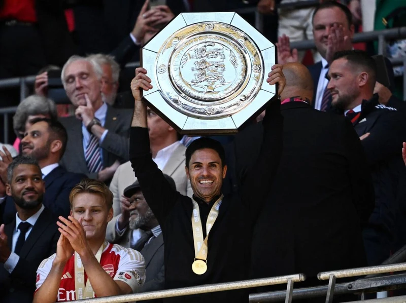 Arteta được kỳ vọng sẽ mang về chiếc cúp vô địch Premier League cho Arsenal. (Ảnh: ESPN)