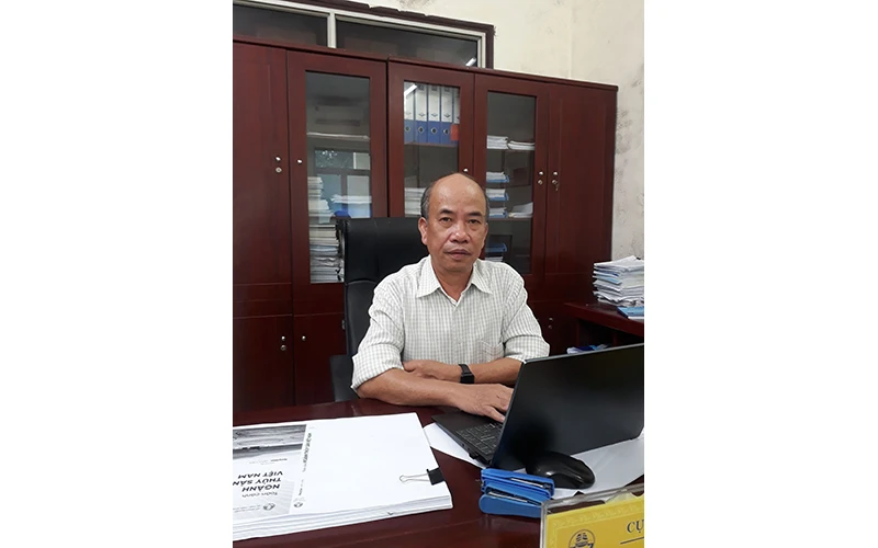  Ông Nguyễn Văn Trung, Trưởng phòng Quản lý tàu cá và cơ sở dịch vụ hậu cần nghề cá (Cục Thủy sản - Bộ Nông nghiệp và Phát triển nông thôn).