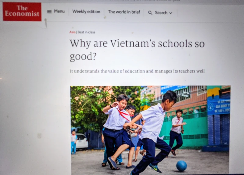 Bài báo gây ấn tượng mạnh với độc giả Việt Nam của The Economist.