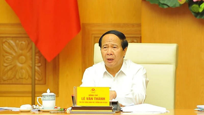 Phó Thủ tướng Lê Văn Thành. (Ảnh: Minh Đức/TTXVN)