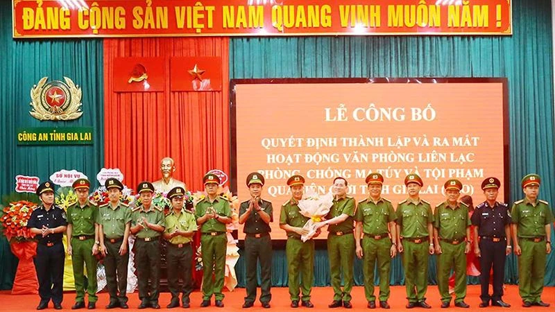 Ra mắt Văn phòng Liên lạc phòng, chống ma túy và tội phạm qua biên giới tỉnh Gia Lai.