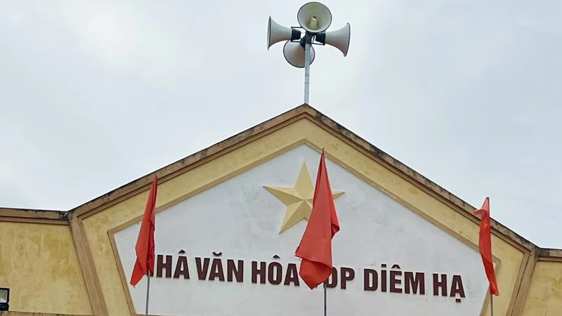 Hệ thống truyền thanh mới được lắp đặt ở phường Đức Ninh Đông, thành phố Đồng Hới.