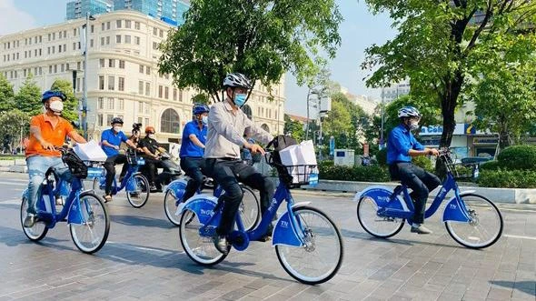 Người dân Hà Nội sắp được sử dụng dịch vụ xe đạp đô thị.