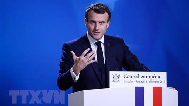 Tổng thống Pháp Emmanuel Macron. (Ảnh: THX/TTXVN)