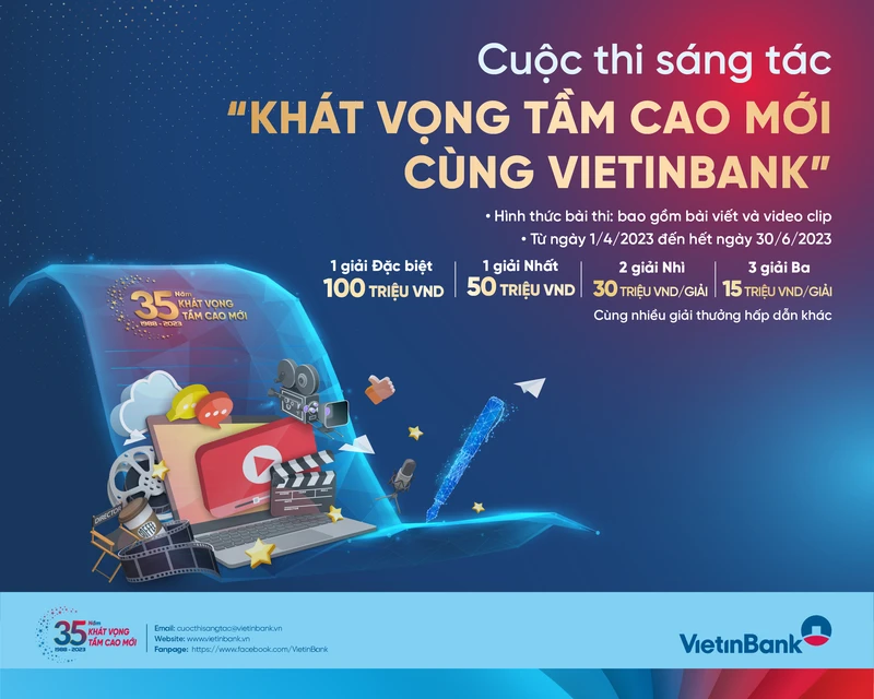 VietinBank phát động cuộc thi sáng tác “Khát vọng tầm cao mới cùng VietinBank”